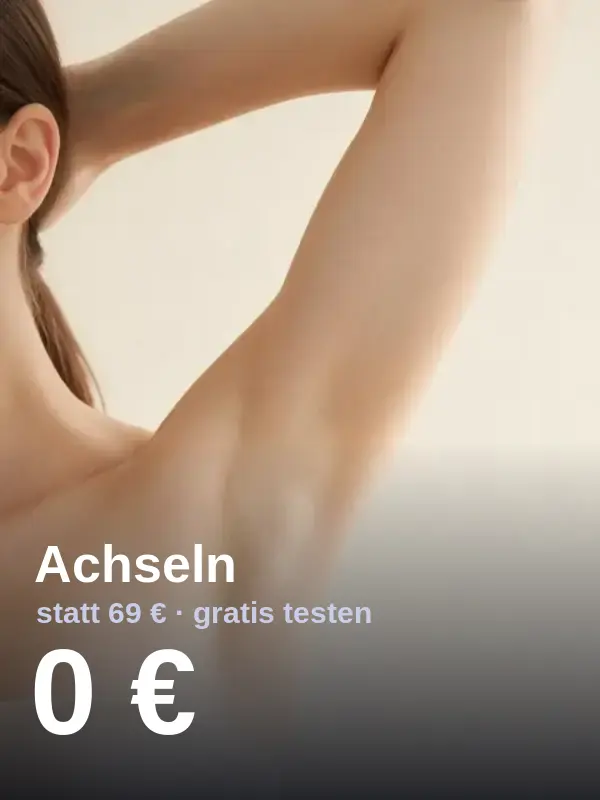 Achseln gratis lasern in Berlin